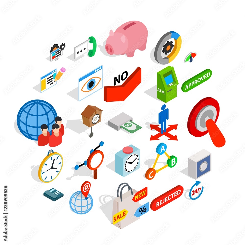 Poster conduct icons set. isometric set of 25 conduct vector icons for web isolated on white background