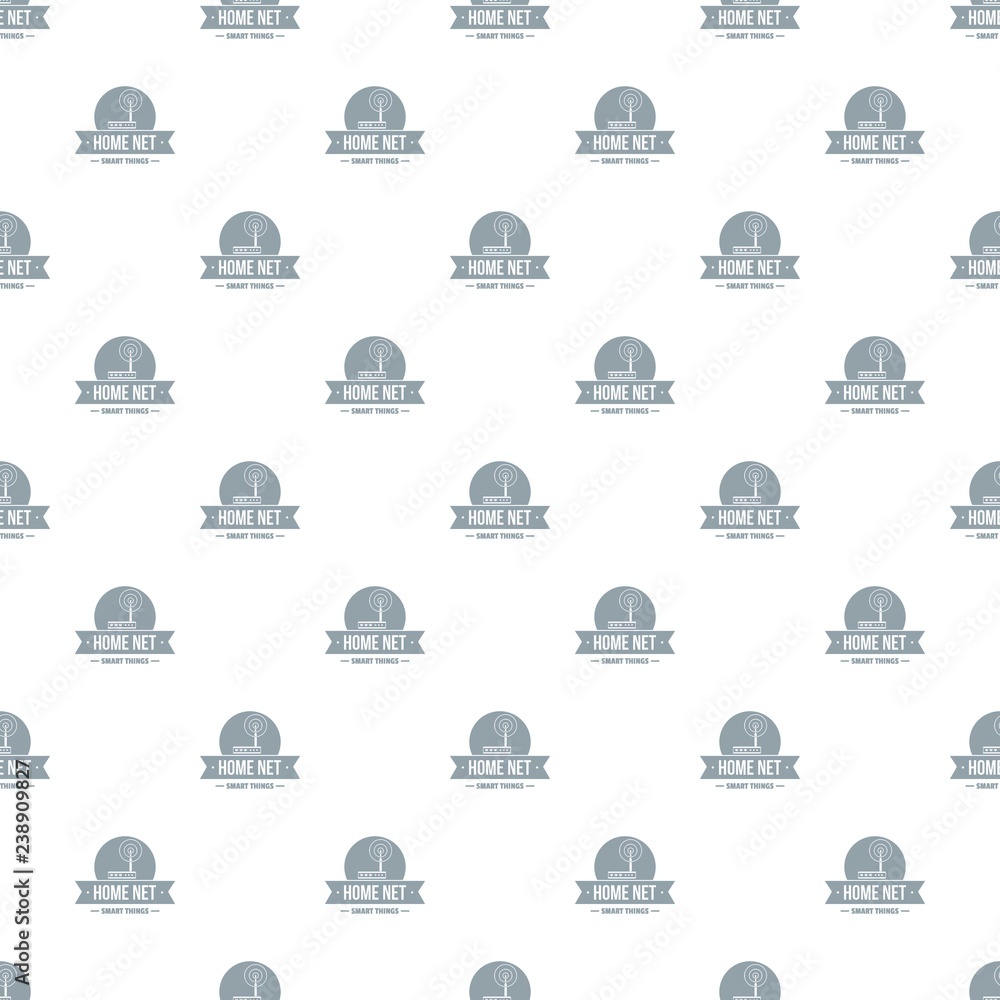 Poster Home net pattern vector seamless repeat for any web design