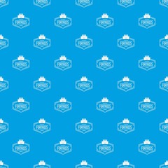 Fototapeta na wymiar Old fortress pattern vector seamless blue repeat for any use
