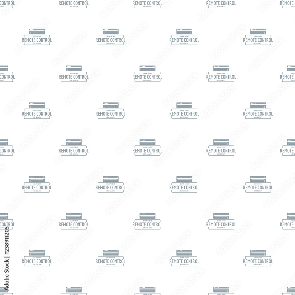 Poster Remote control pattern vector seamless repeat for any web design
