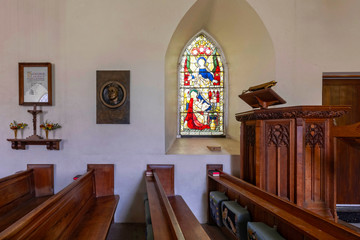 interior of the old church in Buttermere Village