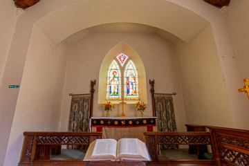 interior of the old church in Buttermere Village