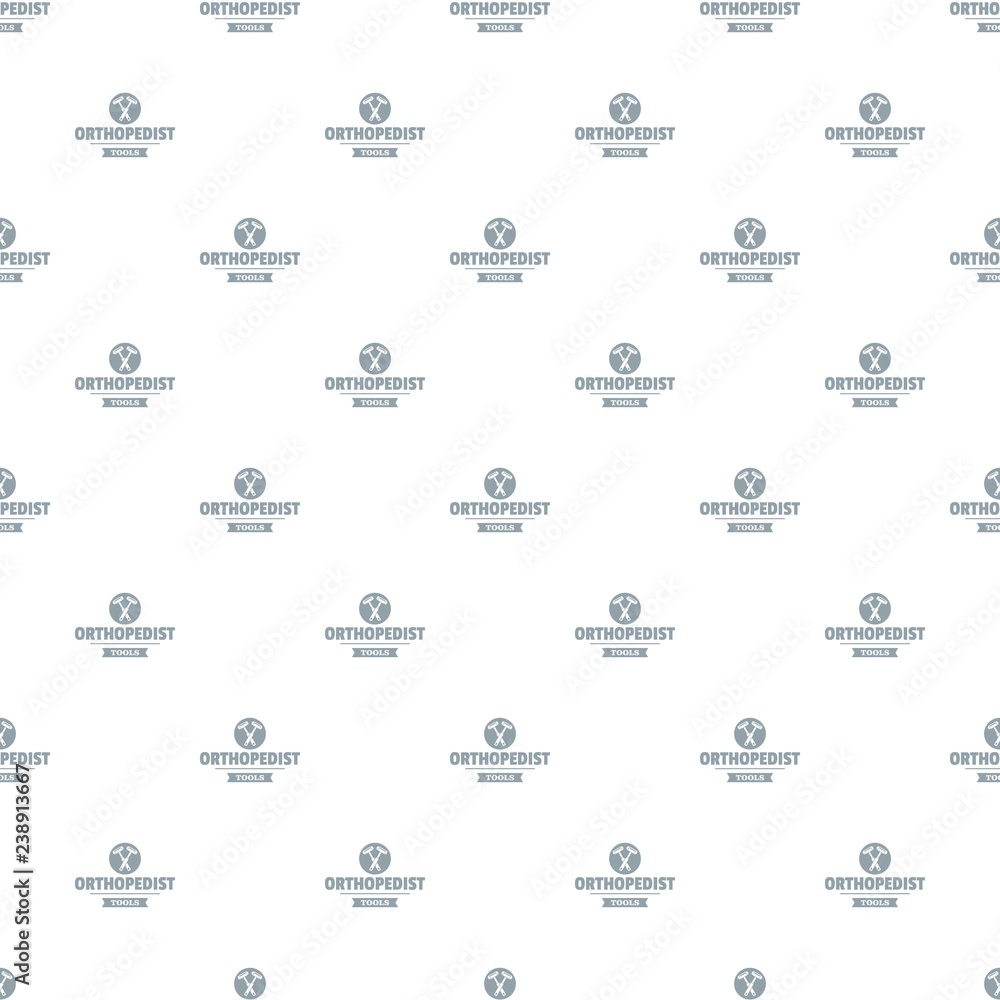 Poster orthopedic tool pattern vector seamless repeat for any web design