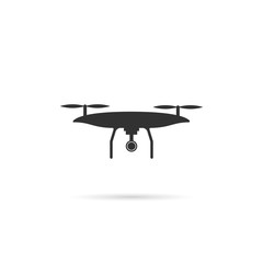 Drone icon with shadow