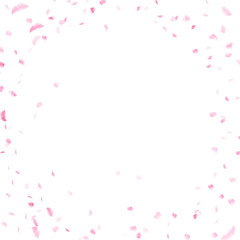 Sakura petals scatter, watercolor ink artristic texture abstract background vector illustration