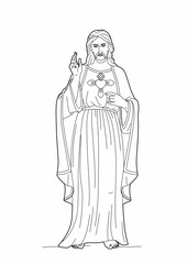 Drawing of jesus