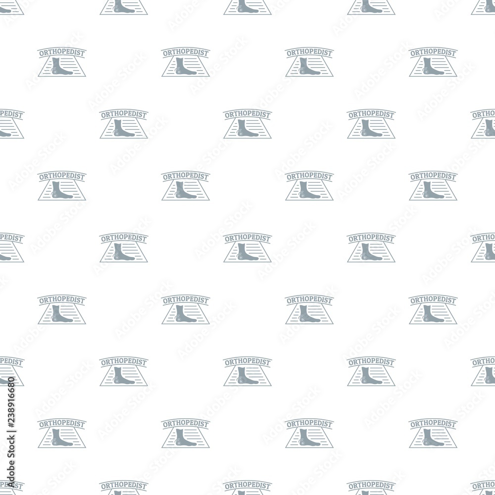 Poster leg orthopedic pattern vector seamless repeat for any web design