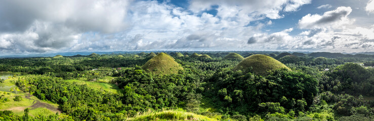 Fototapeta na wymiar Bohol. Chocolate hills.