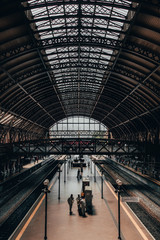 Obraz premium A estação de trem