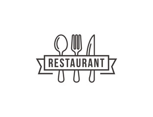 Restaurant logo template