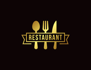 Restaurant logo template