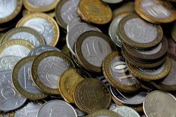 keys, smartphone and calculator on the background of Russian money in denominations of 5000 rubles, business concept