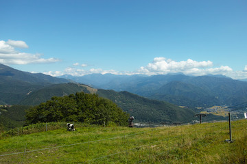 秋の白馬村