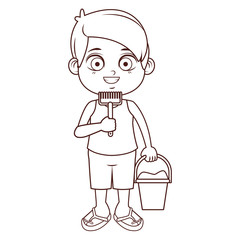 cute boy cartoon