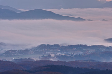 蒜山高原の雲海