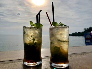 cocktail on the beach