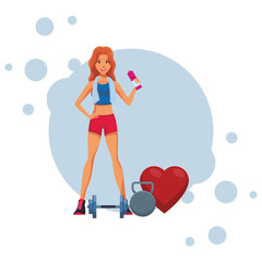 fit woman doing exercise