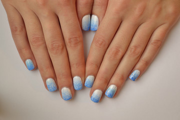 Art nail. Manicure hand