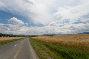 Fototapeta na wymiar Droga do Starej Lubowni z Litmanowej