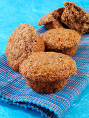 BRAN MUFFINS CLOSE UP FOOD IMAGE