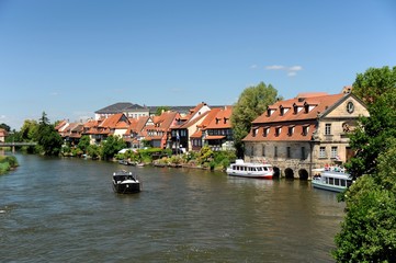 Fototapeta na wymiar Bamberg an der Regnitz