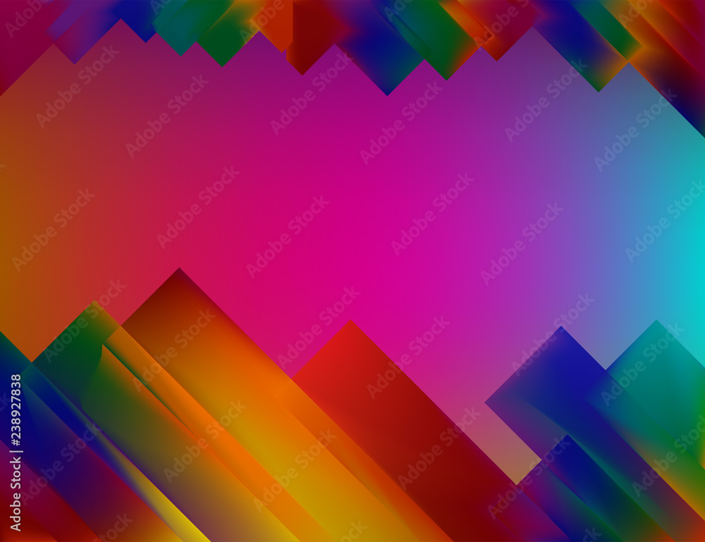 Poster abstract background with colourful and gradient style design