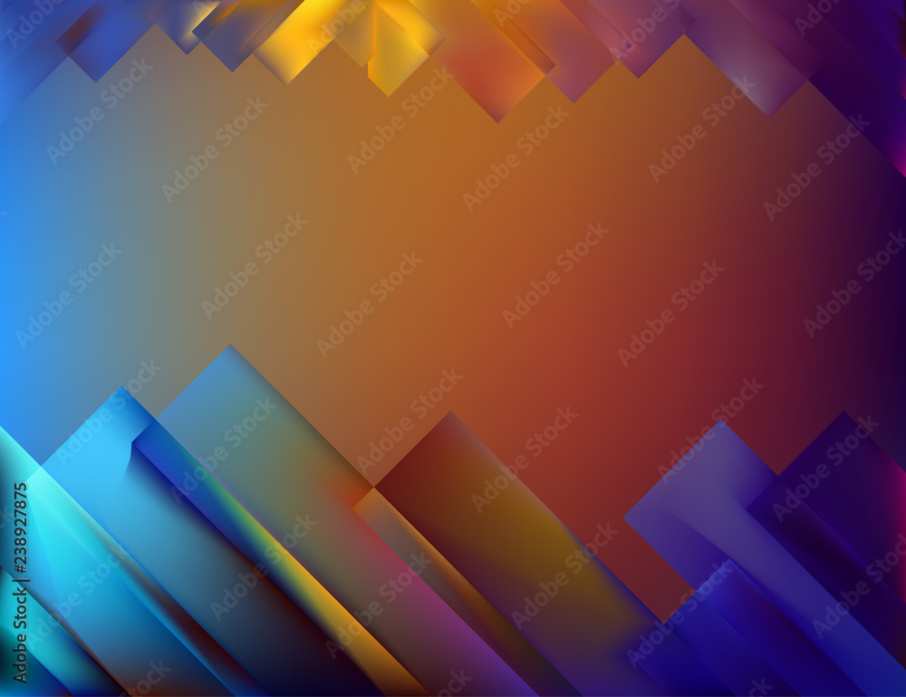 Poster abstract background with colourful and gradient style design