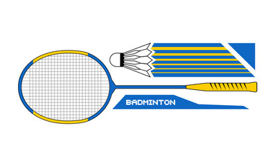 Badminton sport symbol