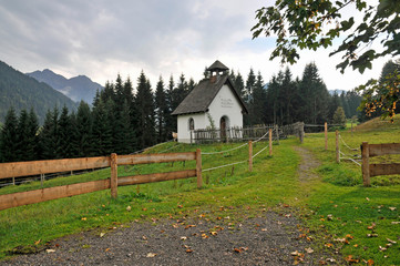 kleine kapelle am eberlehof in riezlern, kleinwalsertal