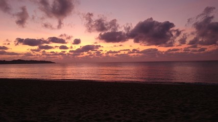 Naklejka premium zachód słońca