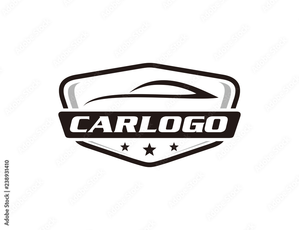 Wall mural Car automotive logo template