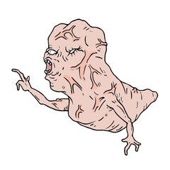 misshapen creature illustration