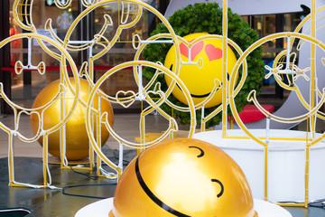 Christmas tree smileys