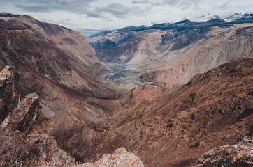 The canyon in the Mountains of Altai