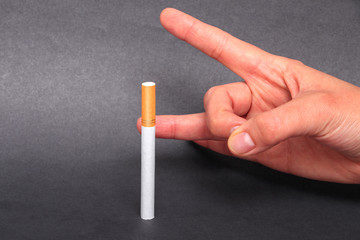 Take the cigarette away