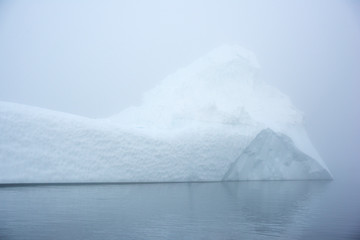 Glaciers on the Arctic Ocean in Greenland