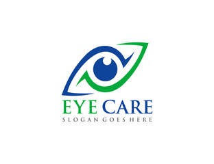 Eye care logo template