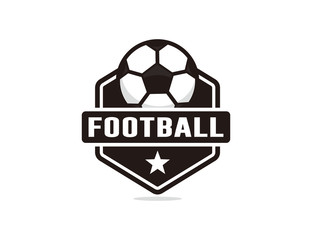 Soccer football logo template