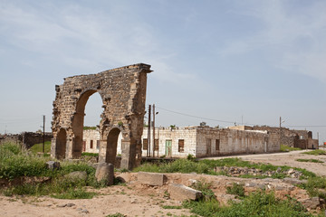 Ruins of the ancient city Bosra (Busra), Syria