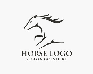 Horse logo template