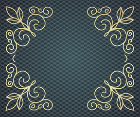 frame with copy space for text