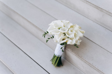 bouquet of flowers with white callas