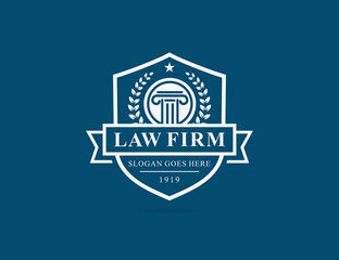 Law firm logo template