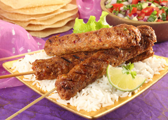 INDIAN LAMB KOFTES CLOSE UP FOOD IMAGE