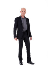 Älterer Mann im Anzug Porträt