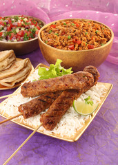 INDIAN LAMB KOFTES CLOSE UP FOOD IMAGE