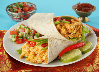 CHICKEN CURRY WRAP