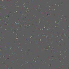 Fototapeta premium Seamless confetti texture on gray isolated background