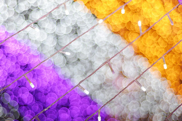 Colorful blur bokeh abstract background