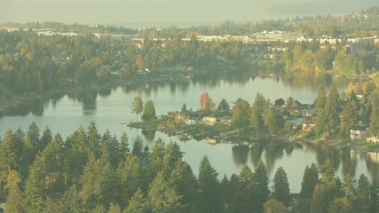 Seattle Washington Homes from the Air